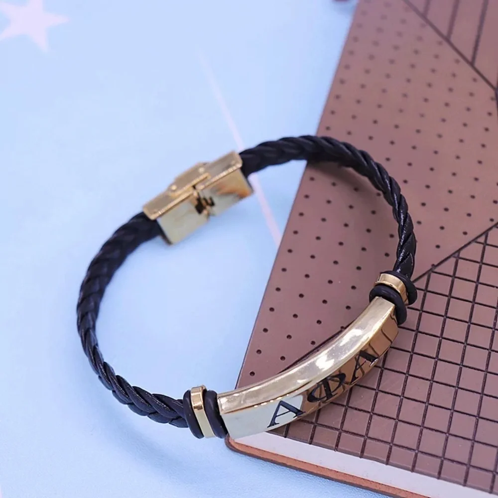 Alpha Phi Alpha Leather Bracelet - Picture 4 of 13